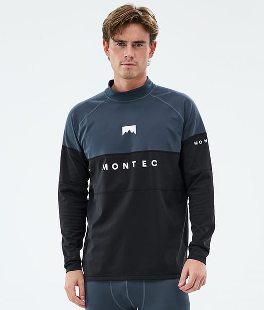 Alpha Maglia Termica Uomo Metal Blue/Black