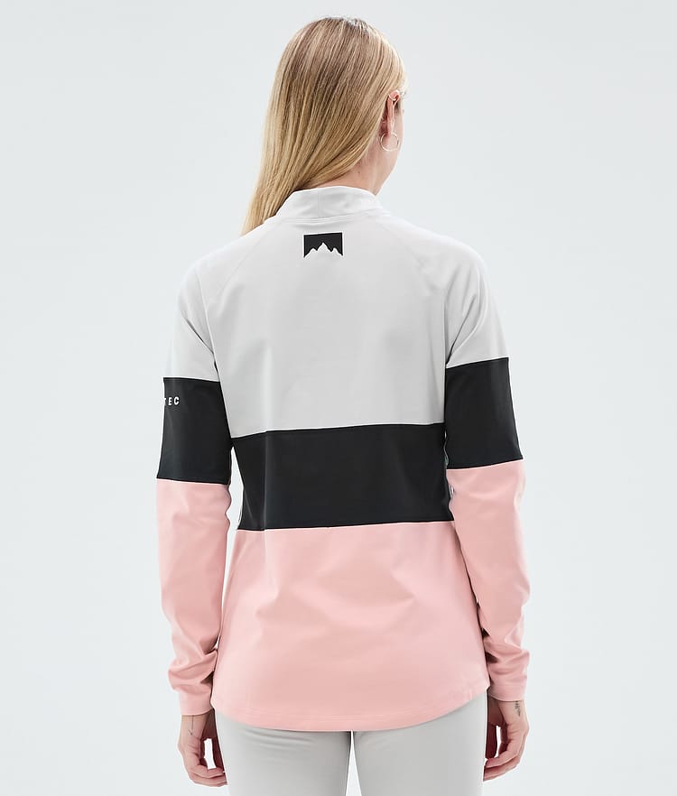 Alpha W Tee-shirt thermique Femme Light Grey/Black/Soft Pink, Image 5 sur 5