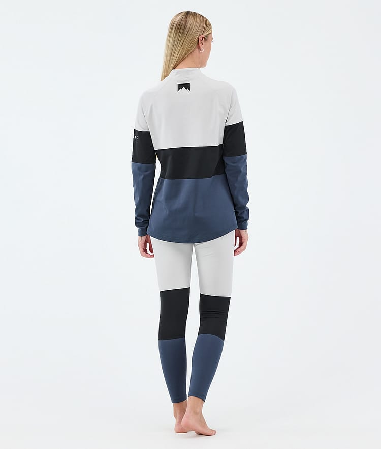 Alpha W Base Layer Top Women Light Grey/Black/Metal Blue, Image 4 of 5