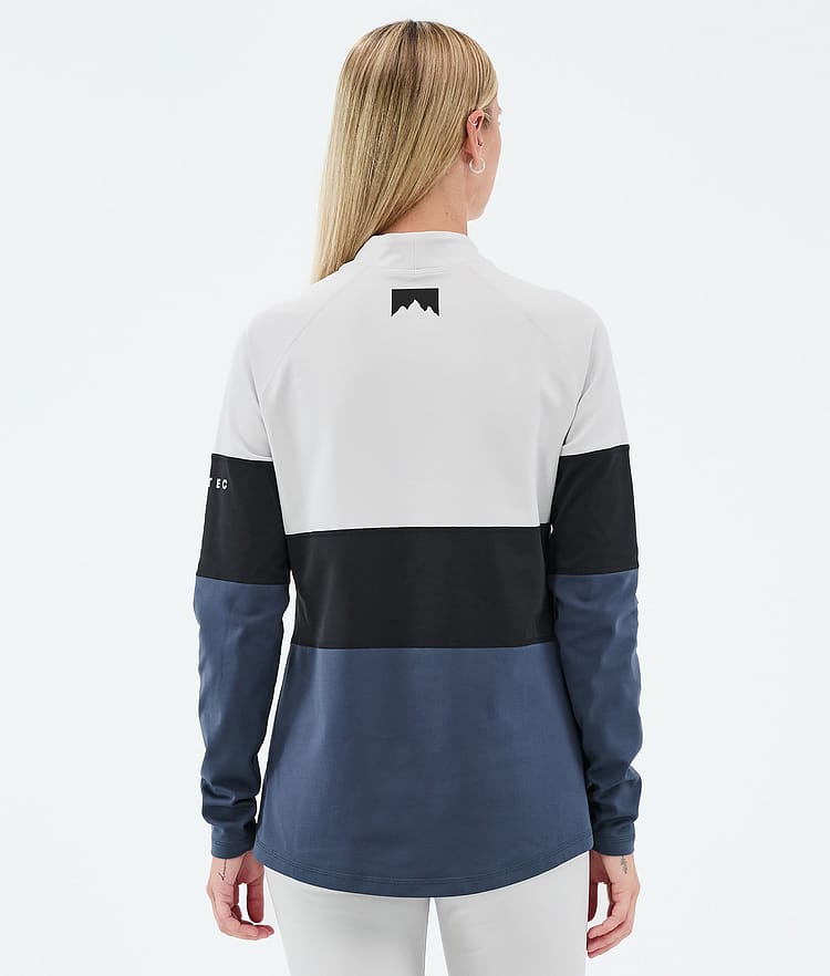 Alpha W Base Layer Top Women Light Grey/Black/Metal Blue, Image 5 of 5