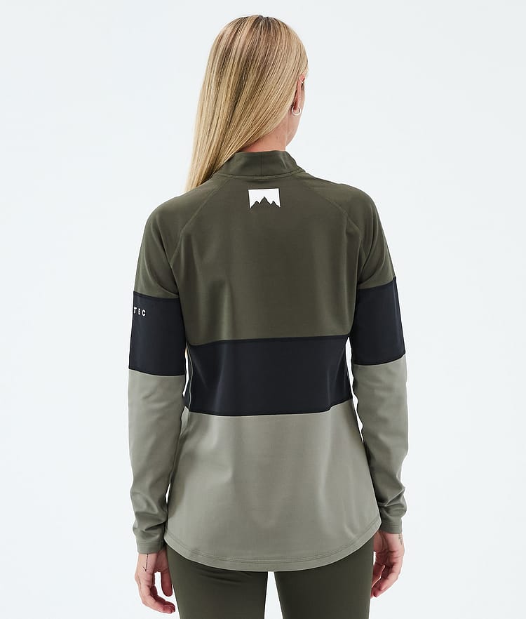 Alpha W Basislaag Top Dames Olive Green/Black/Greenish, Afbeelding 5 van 5