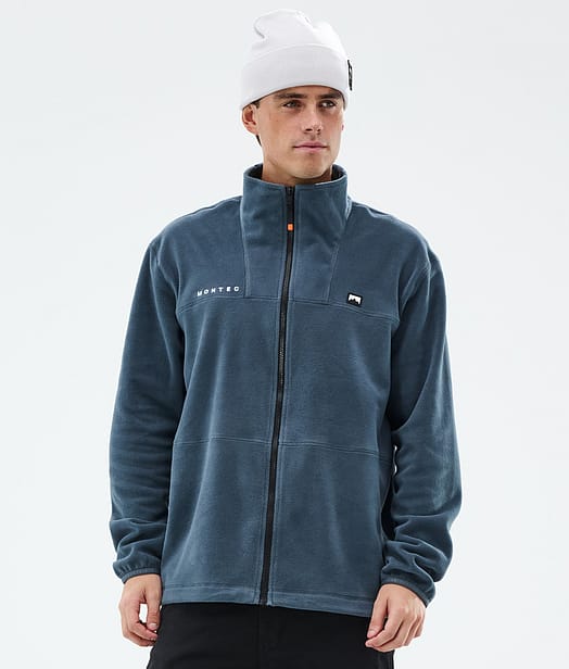 Bravo Fleece Sweater Men Metal Blue