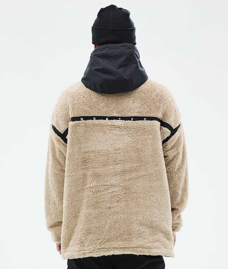 Uniform Pile con Cappuccio Uomo Sand/Black, Immagine 5 di 6