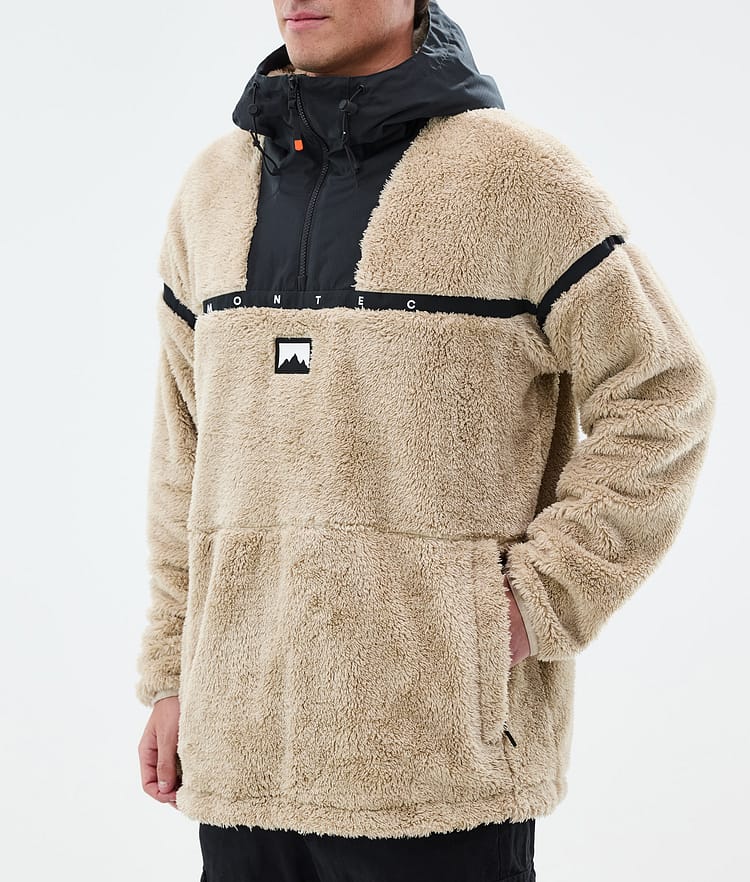 Uniform Pile con Cappuccio Uomo Sand/Black, Immagine 6 di 6