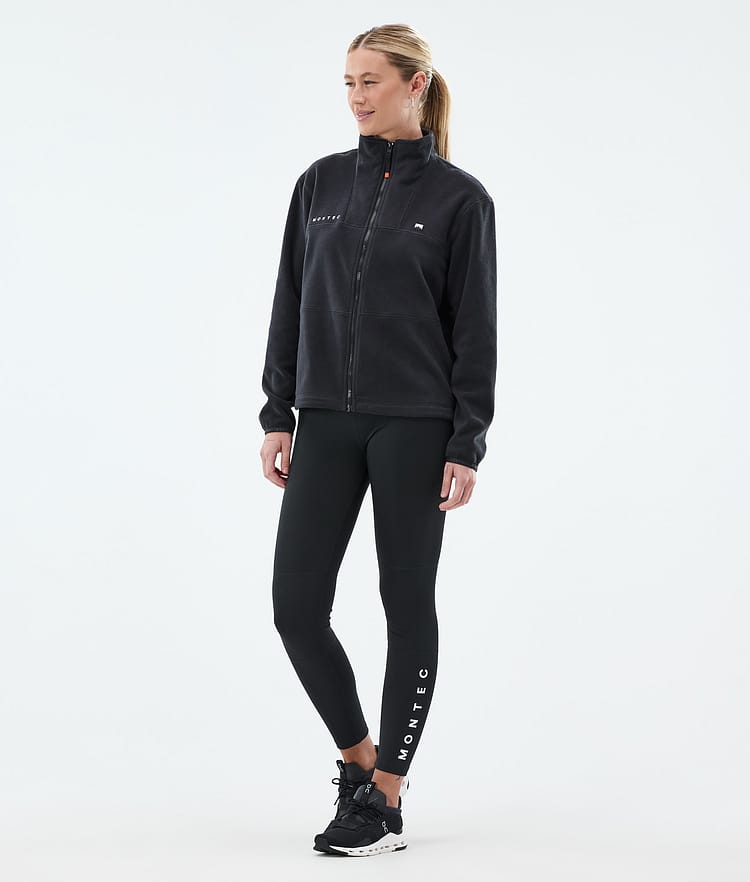 Bravo W Fleece Trui Dames Black, Afbeelding 3 van 5
