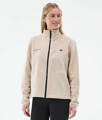 Bravo W Fleece Trui Dames Sand