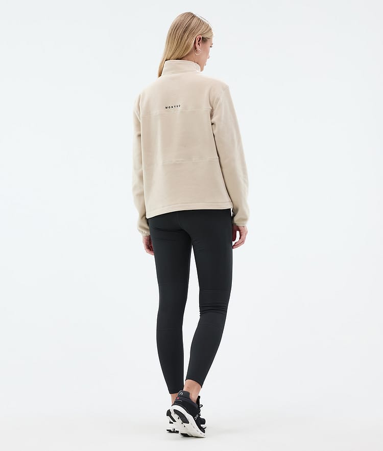 Bravo W Fleece Trui Dames Sand, Afbeelding 4 van 5