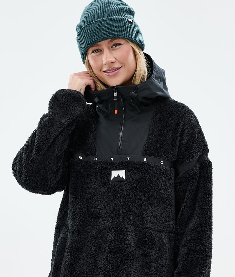 Uniform W Fleece Hoodie Dames Black, Afbeelding 2 van 6