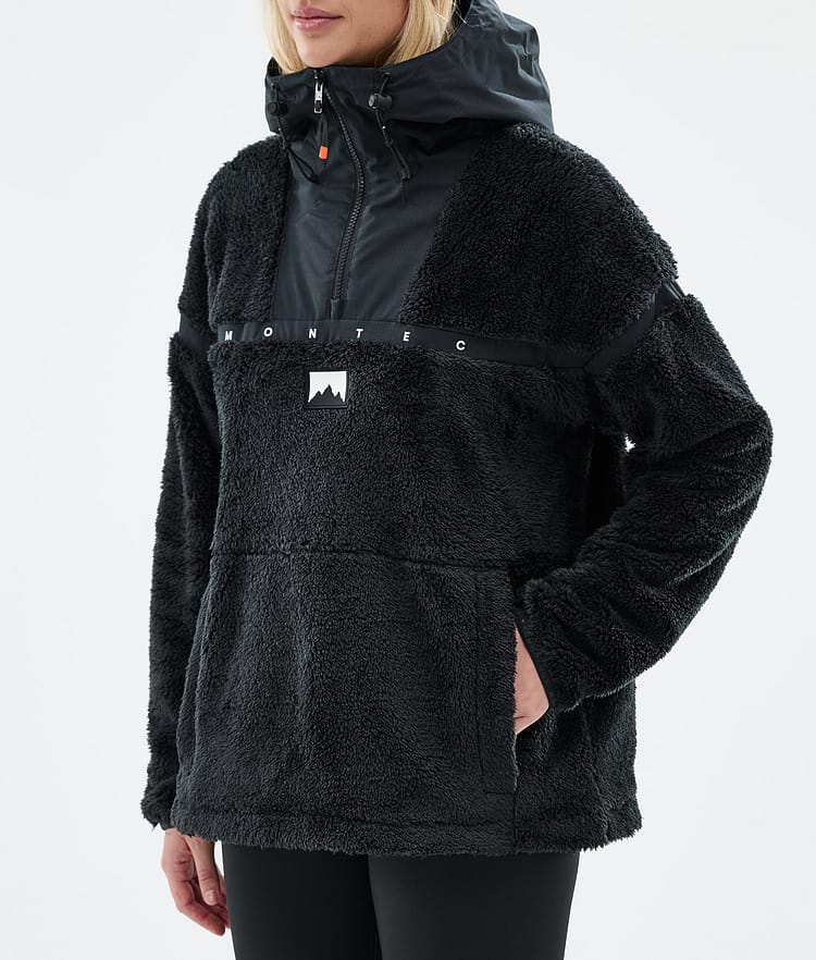 Uniform W Fleece Hoodie Dames Black, Afbeelding 6 van 6