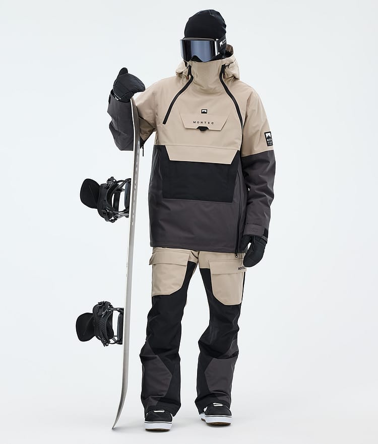 Doom Snowboardjakke Herre Sand/Black/Phantom, Image 2 of 10