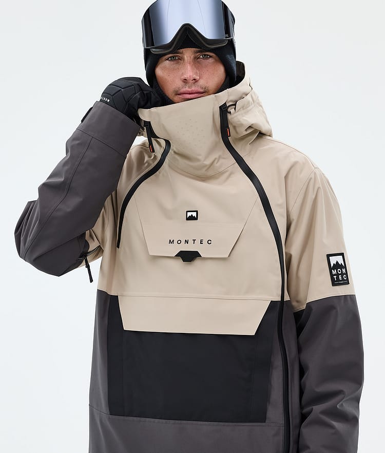 Doom Snowboardjakke Herre Sand/Black/Phantom, Image 4 of 10