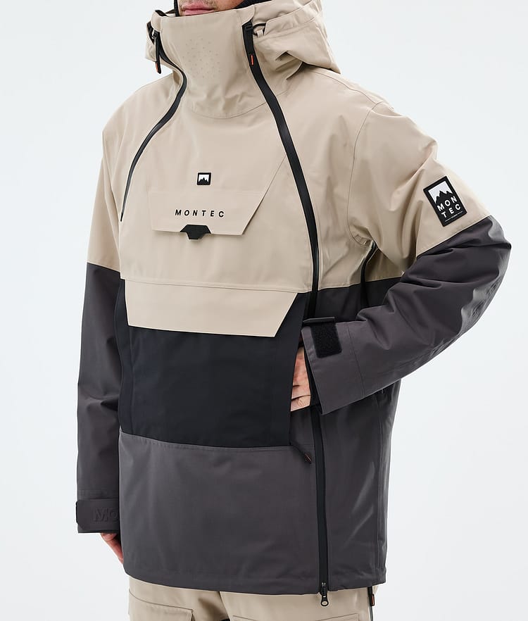 Doom Snowboardjakke Herre Sand/Black/Phantom, Image 7 of 10