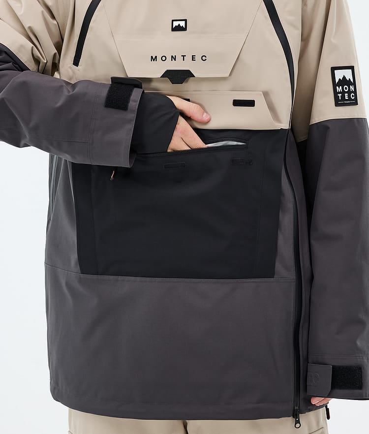 Doom Chaqueta Esquí Hombre Sand/Black/Phantom, Image 8 of 10