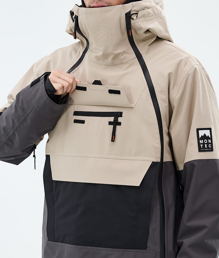 Doom Chaqueta Esquí Hombre Sand/Black/Phantom, Image 9 of 10