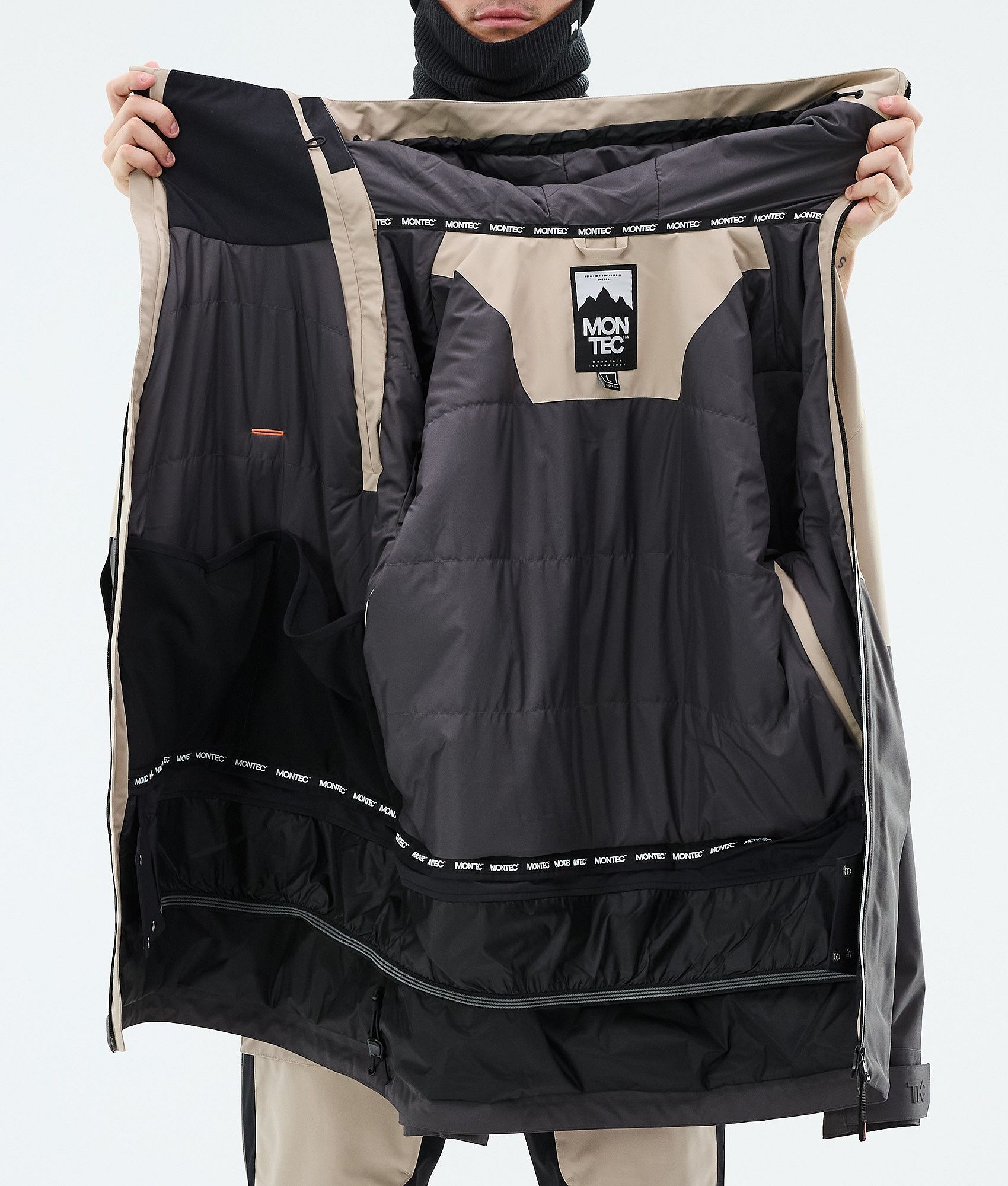 Montec Doom スノーボードジャケット メンズ Sand/Black/Phantom