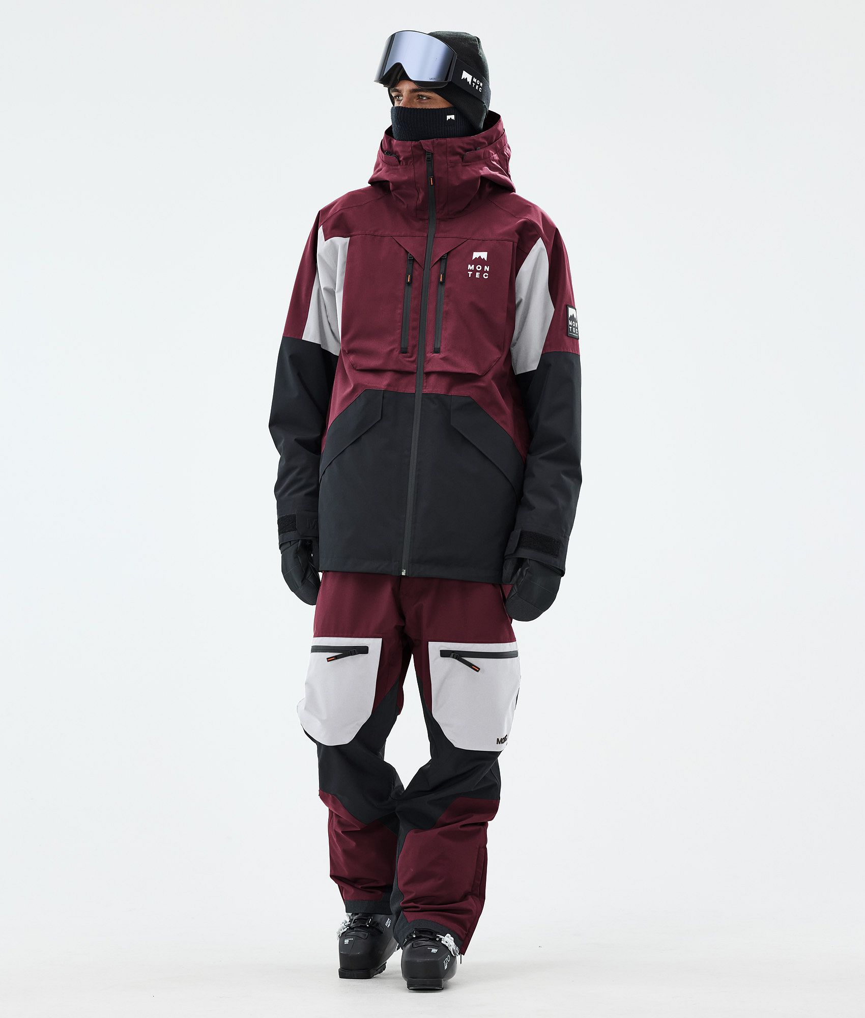 UNDER ARMOUR スノーボードウェア XL ワインレッド Montec Arch Snowboard Jacket Men Burgundy/Light Grey/Black