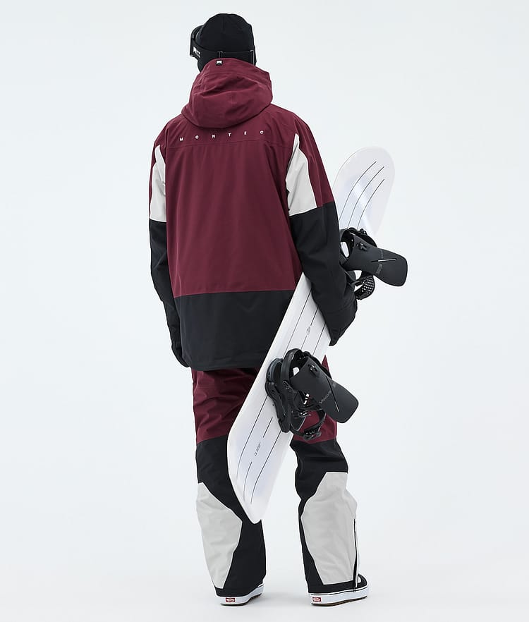 Arch Snowboard Jacket Men Burgundy/Light Grey/Black, Image 3 of 9