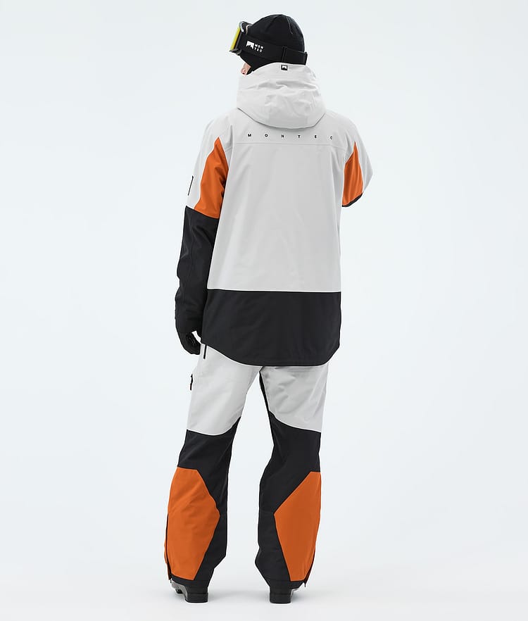 Arch Ski Jacket Men Light Grey/Burned Orange/Black, Image 3 of 9
