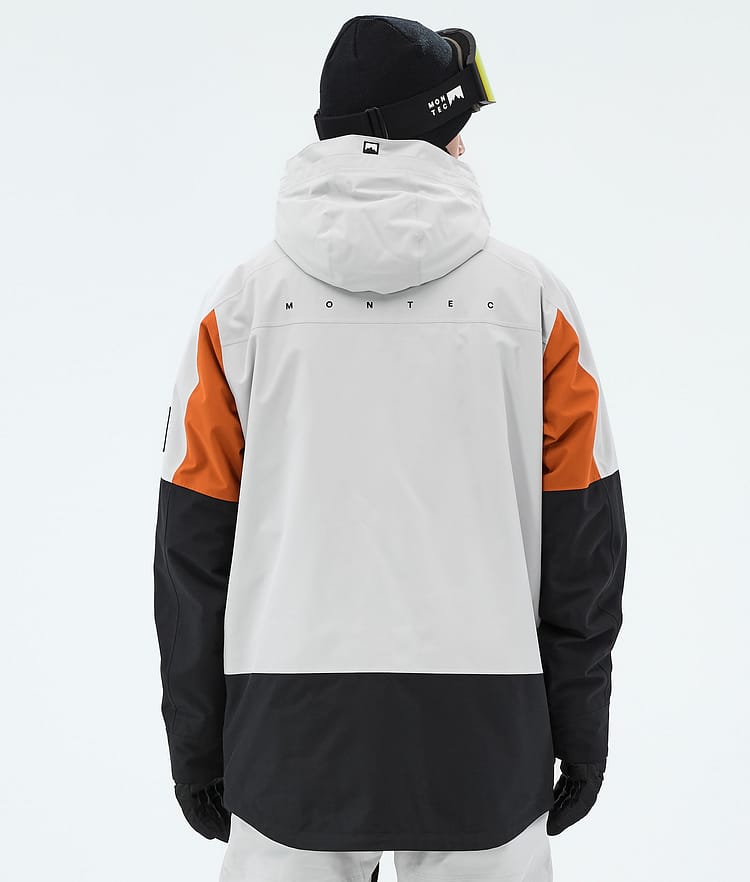 Arch Ski Jacket Men Light Grey/Burned Orange/Black, Image 6 of 9