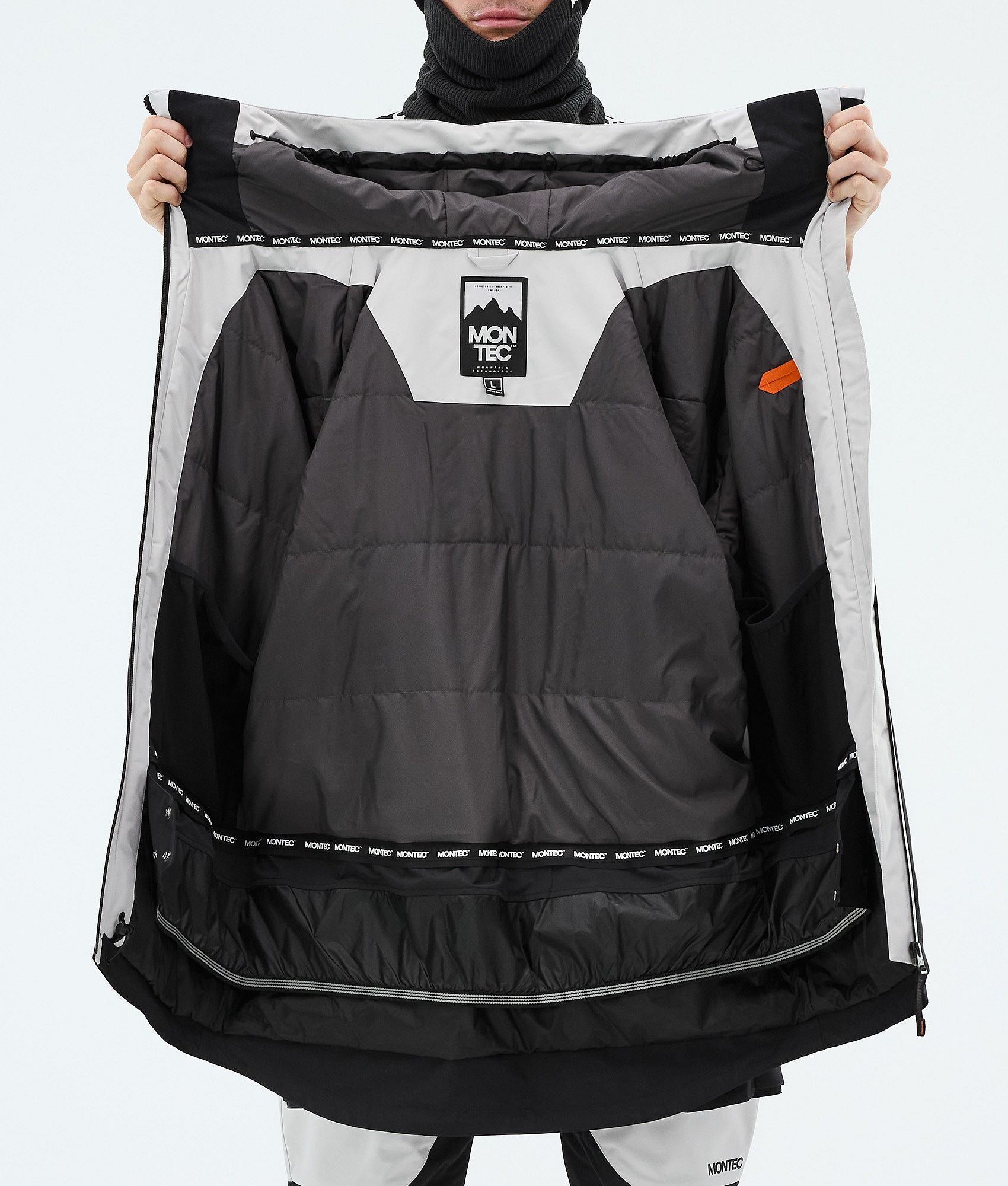 MONTEC モンテック　ウェアー Montec Arch Snowboard Jacket Men Light Grey/Burned Orange/Black