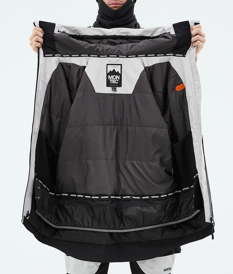 Arch Ski Jacket Men Light Grey/Burned Orange/Black, Image 9 of 9