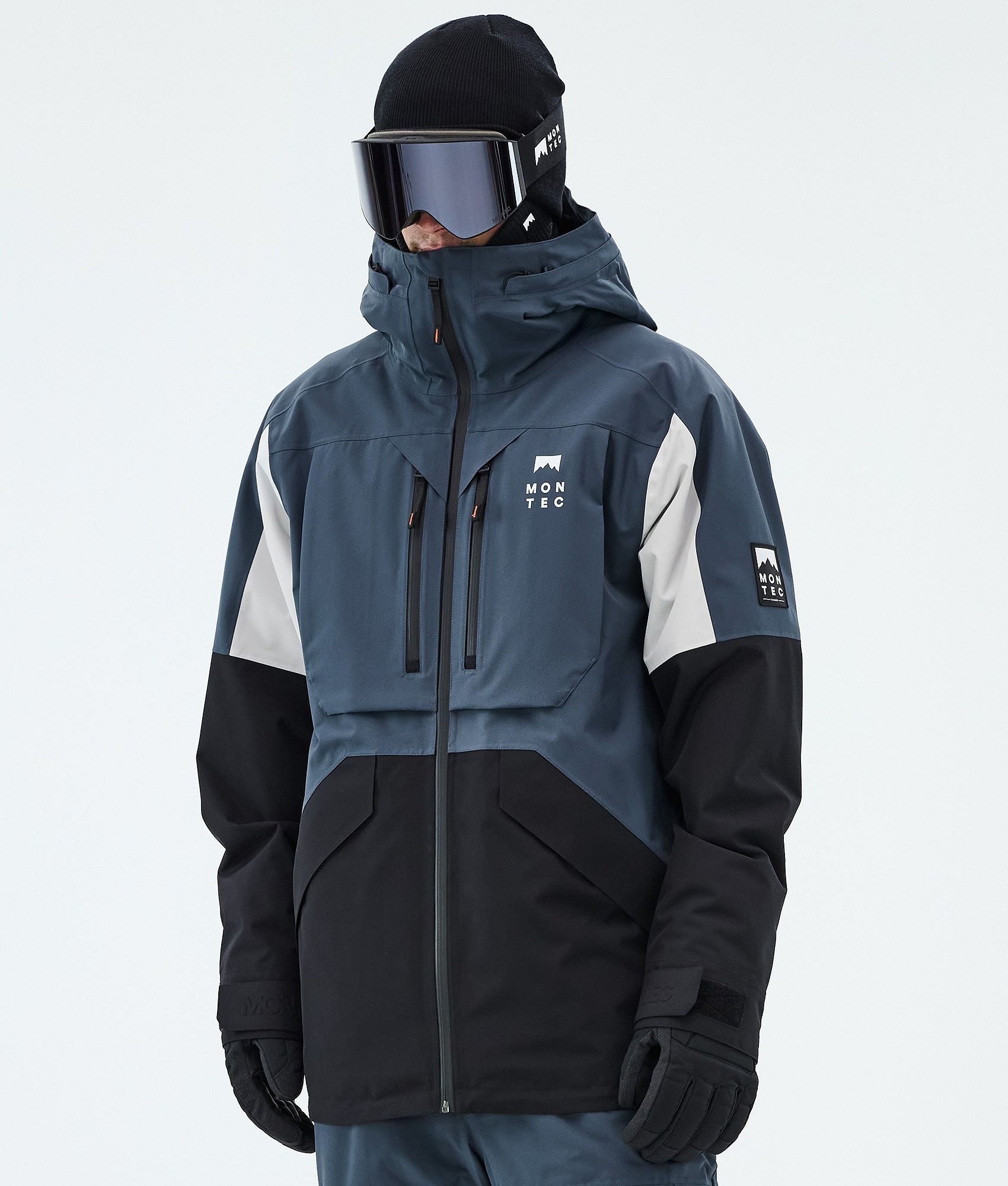 Montec Arch Skijacke Herren - Metal Blue/Light Grey/Black