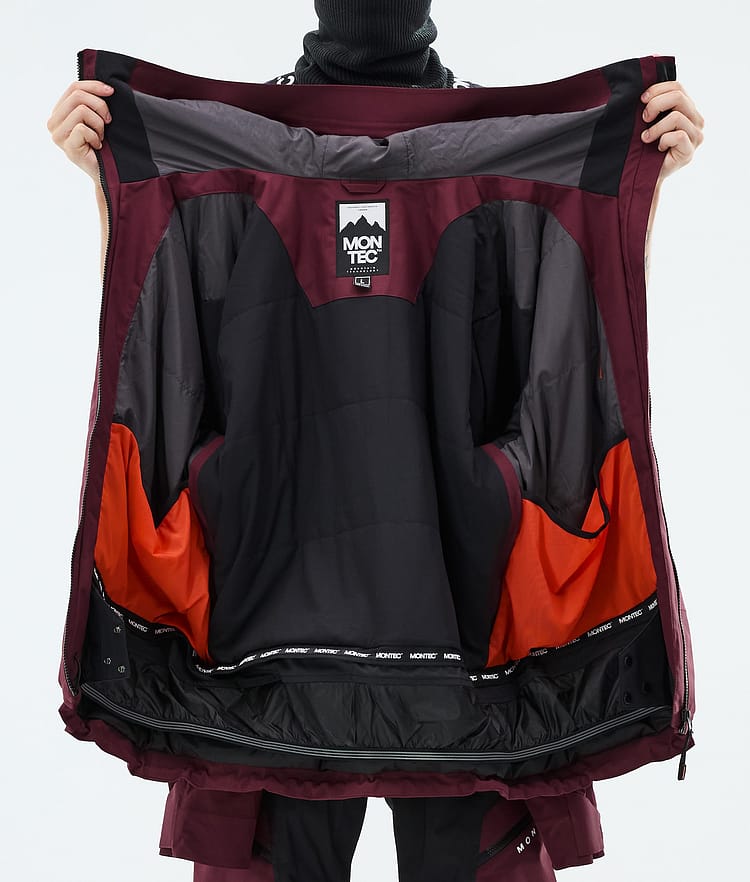 Oracle Snowboard Jacket Men Burgundy, Image 9 of 9