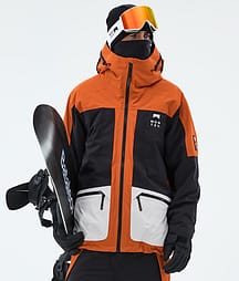 Montec Morpheus Giacca Snowboard Uomo Burned Orange/Black/Light Grey