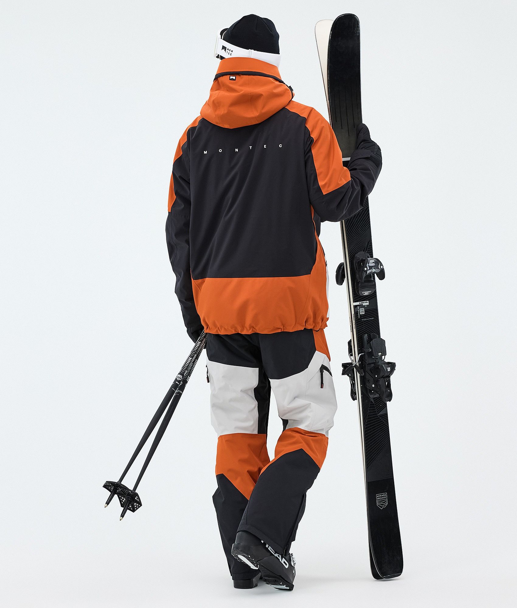 Montec Morpheus Ski Jacket Men Burned Orange/Black/Light Grey