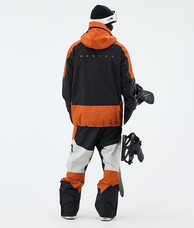 Morpheus Giacca Snowboard Uomo Burned Orange/Black/Light Grey, Image 3 of 9