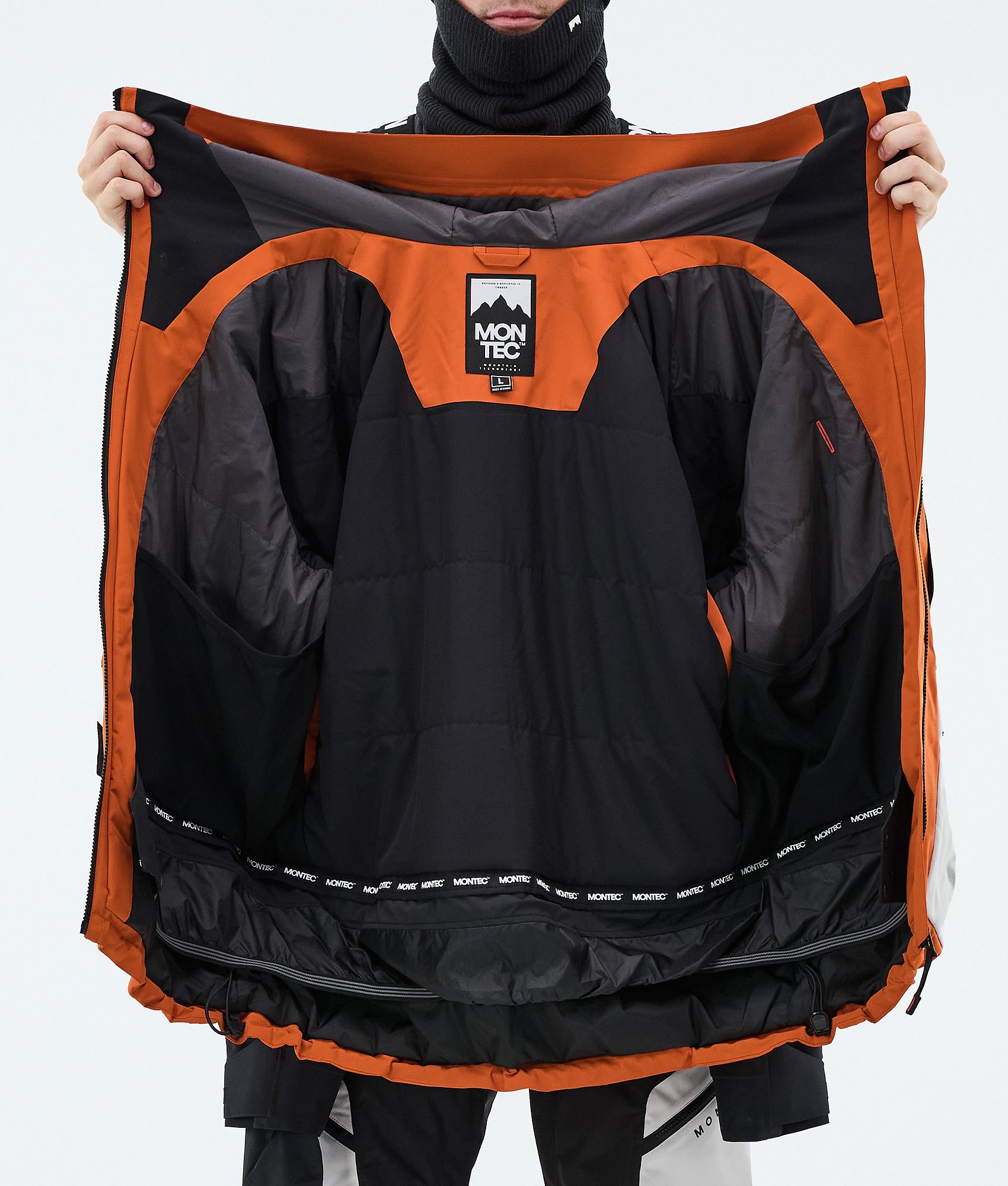 Montec Morpheus スノーボードジャケット メンズ Burned Orange/Black