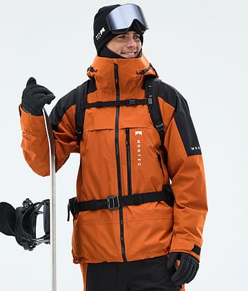 Oracle Bunda na Snowboard Pánské Burned Orange/Black