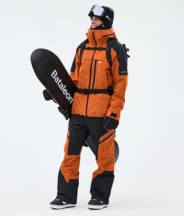 Oracle Snowboardový Outfit Pánské Burned Orange/Black