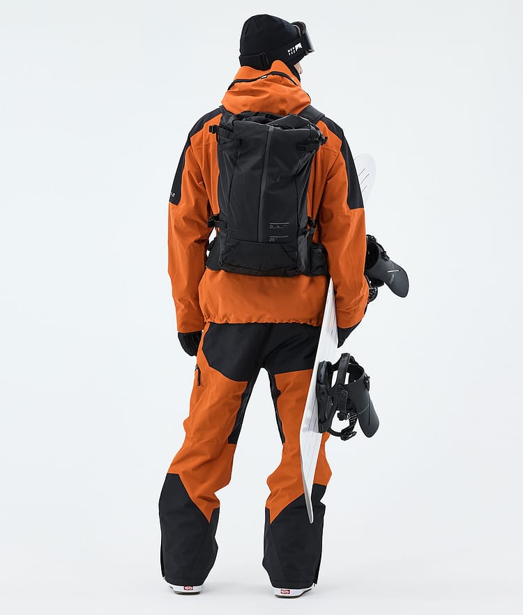 Oracle Snowboard Jacket Men Burned Orange/Black, Image 3 of 9
