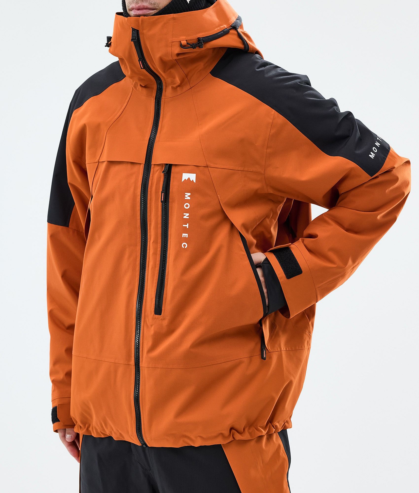 Montec Oracle スノーボードジャケット メンズ Burned Orange/Black