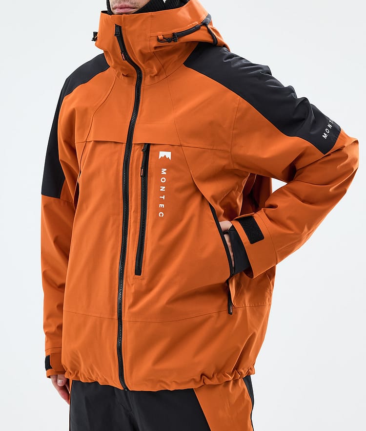 Oracle Snowboard Jacket Men Burned Orange/Black, Image 7 of 9
