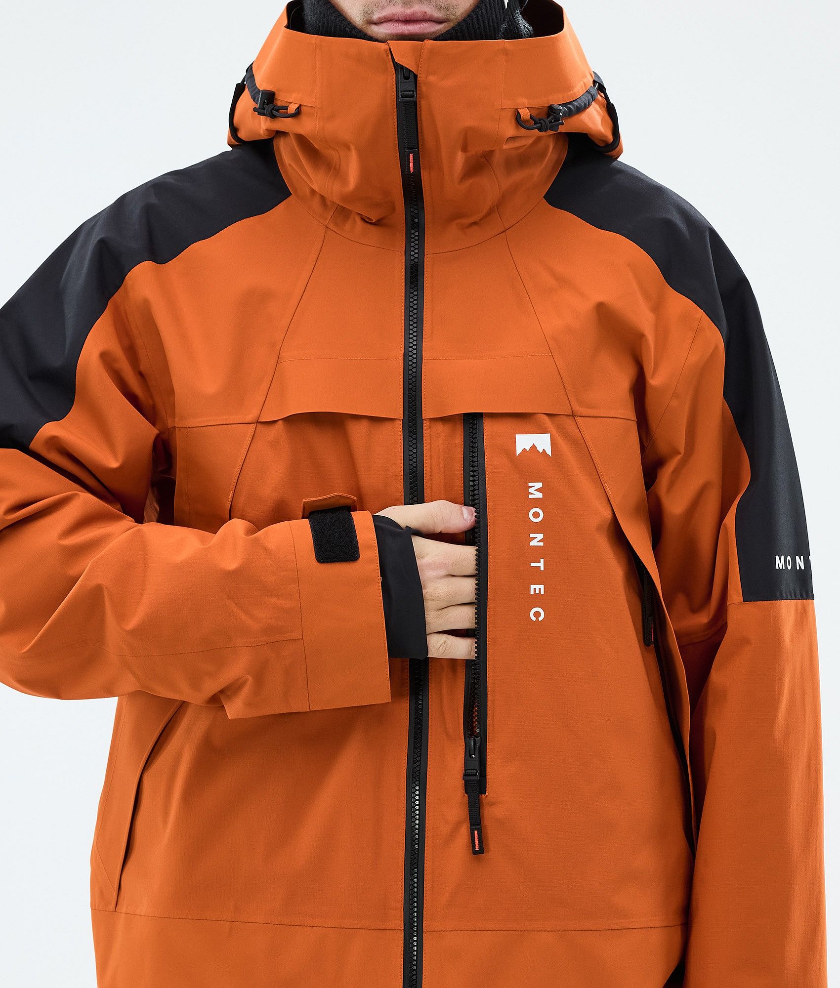Montec Oracle スキージャケット メンズ Burned Orange/Black