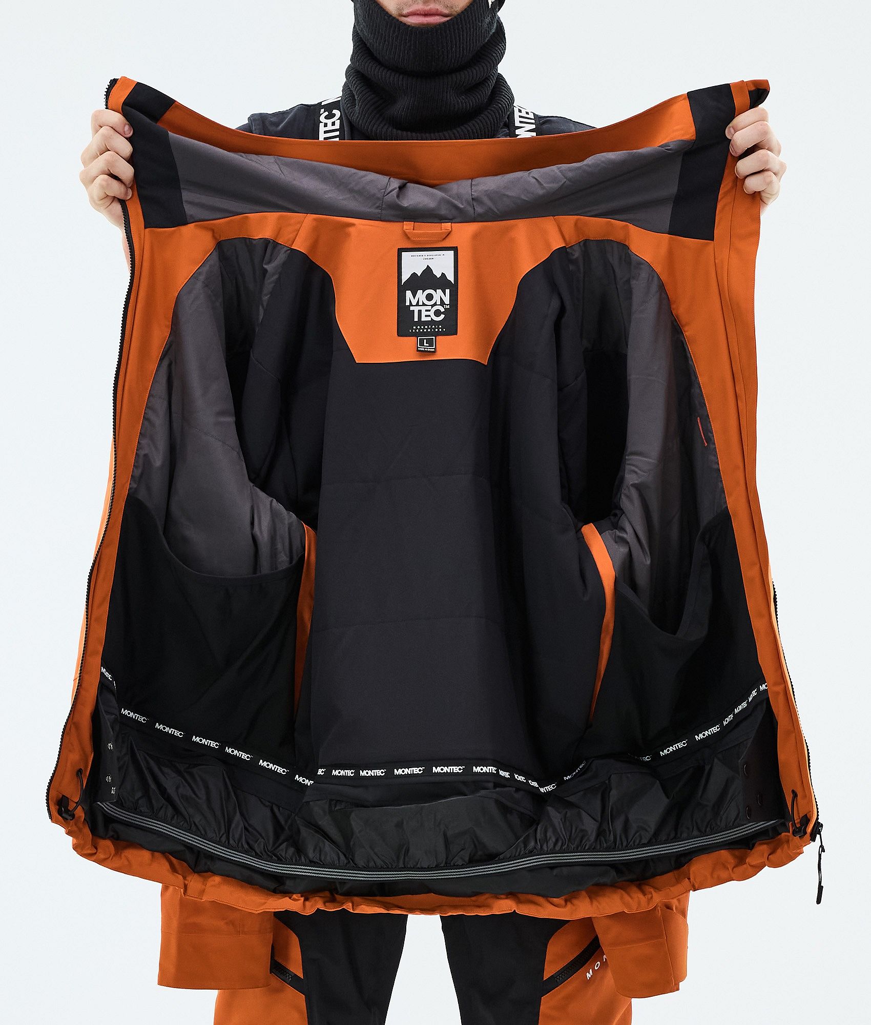 Montec Oracle Snowboard Jacket Men Burned Orange/Black