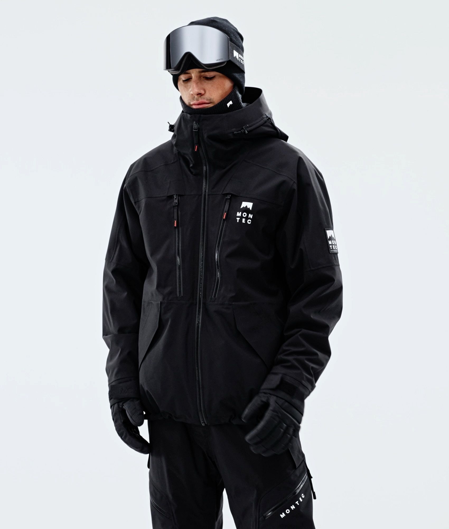 Montec Sentinel Ski Jacket Men Black | Montecwear CA