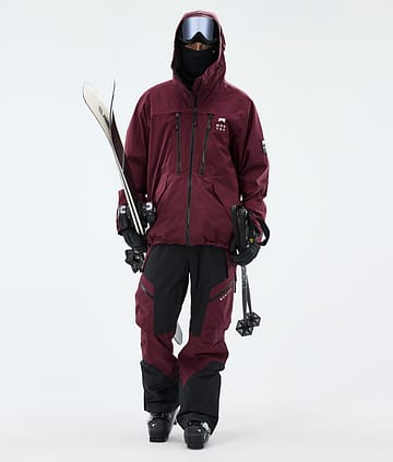 Sentinel Skidoutfit Man Burgundy/Black