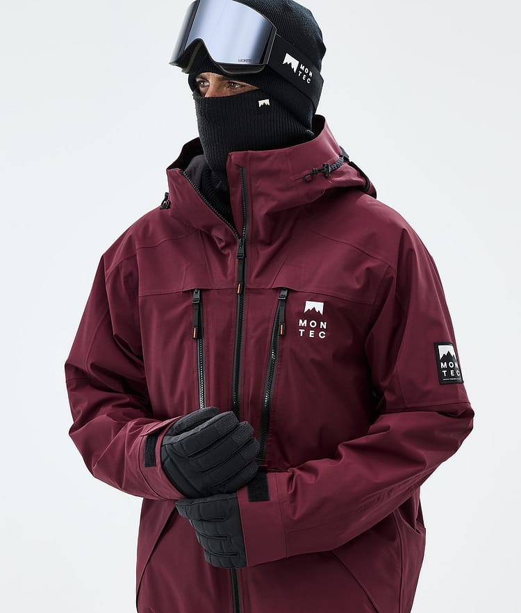 Sentinel Snowboard Jacket Men Burgundy, Image 4 of 9