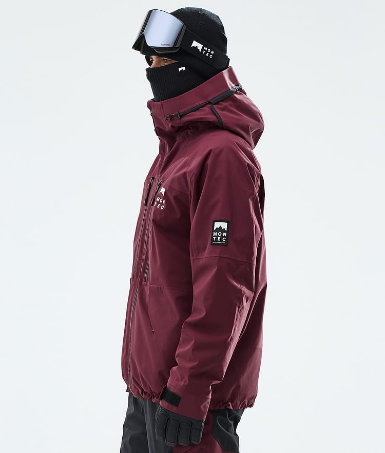 Sentinel Snowboard Jacket Men Burgundy, Image 5 of 9