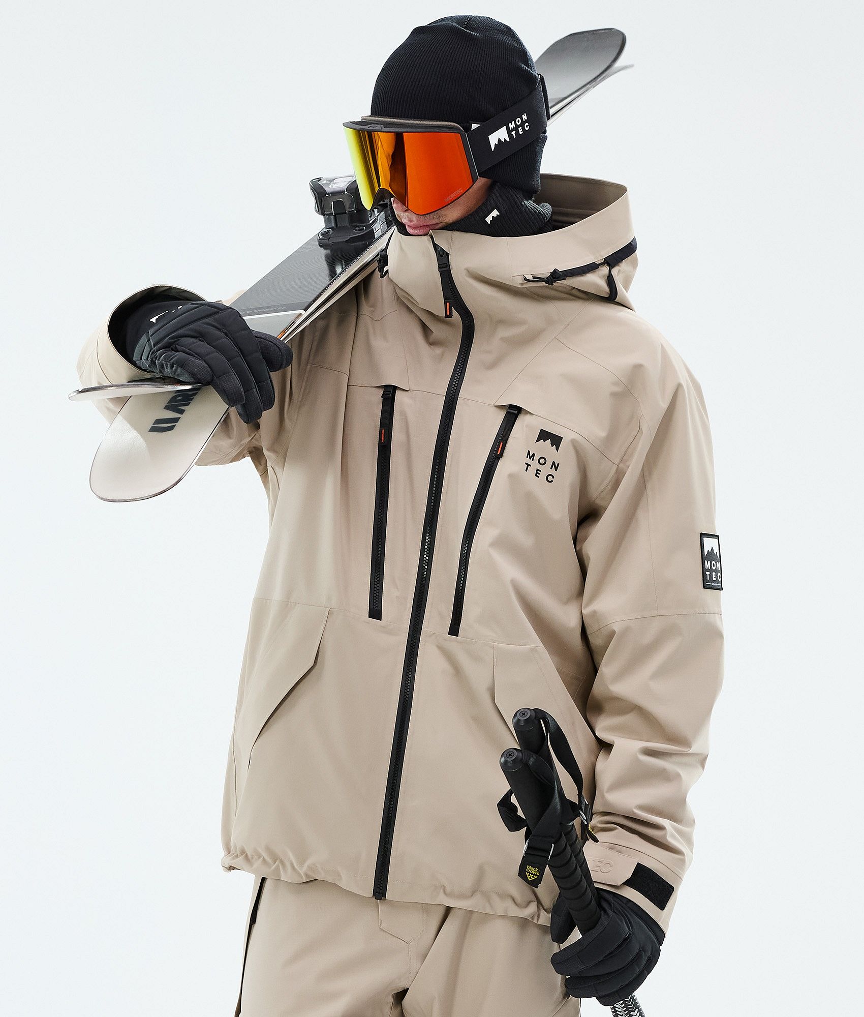 Montec Sentinel Ski Jacket Men Sand | Montecwear.com