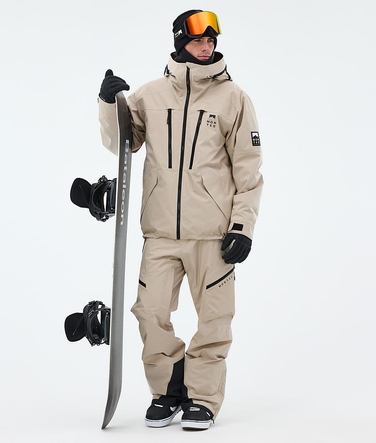 Sentinel Snowboard Jacket Men Sand, Image 2 of 9