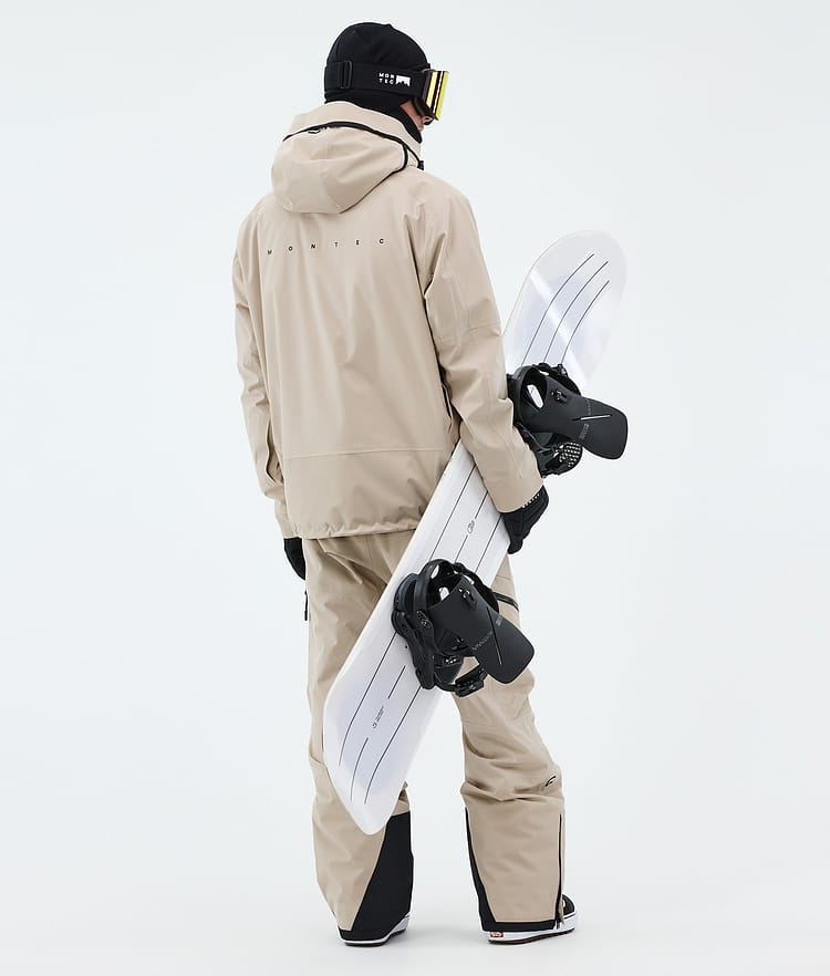 Sentinel Snowboardjakke Herre Sand, Image 3 of 9