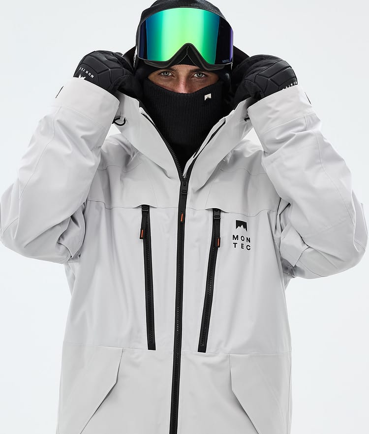 Sentinel Snowboardjakke Herre Light Grey, Image 4 of 9