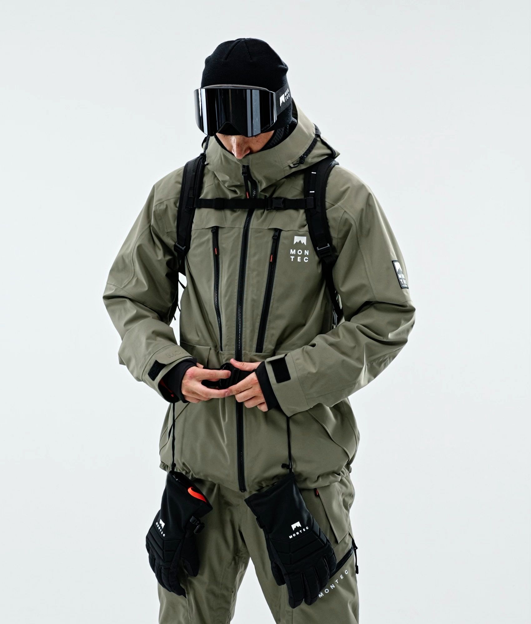 Montec Sentinel Snowboard Jacket Men Greenish | Montecwear.com