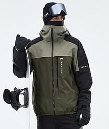 Montec Oracle Veste Snowboard Homme Greenish/Black/Olive Green