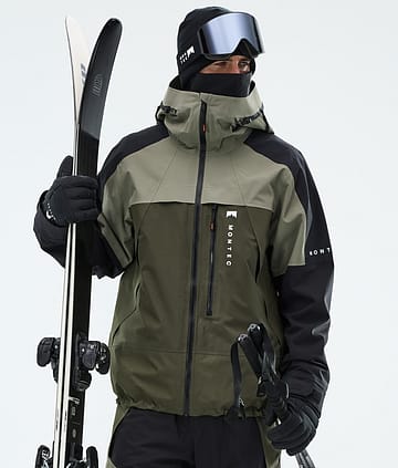 Oracle Ski Jacket Men Greenish/Black/Olive Green
