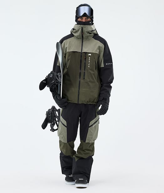 Oracle Snowboardový Outfit Greenish/Black/Olive Green